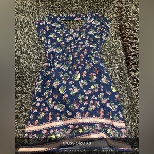 Pink Republic Navy Floral Dress